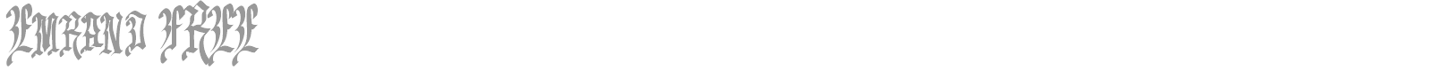 Emrand font preview